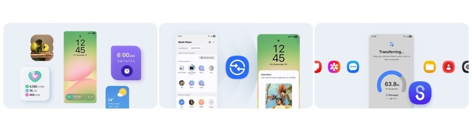 Samsung Galaxy A56 5G rozhraní UI 7